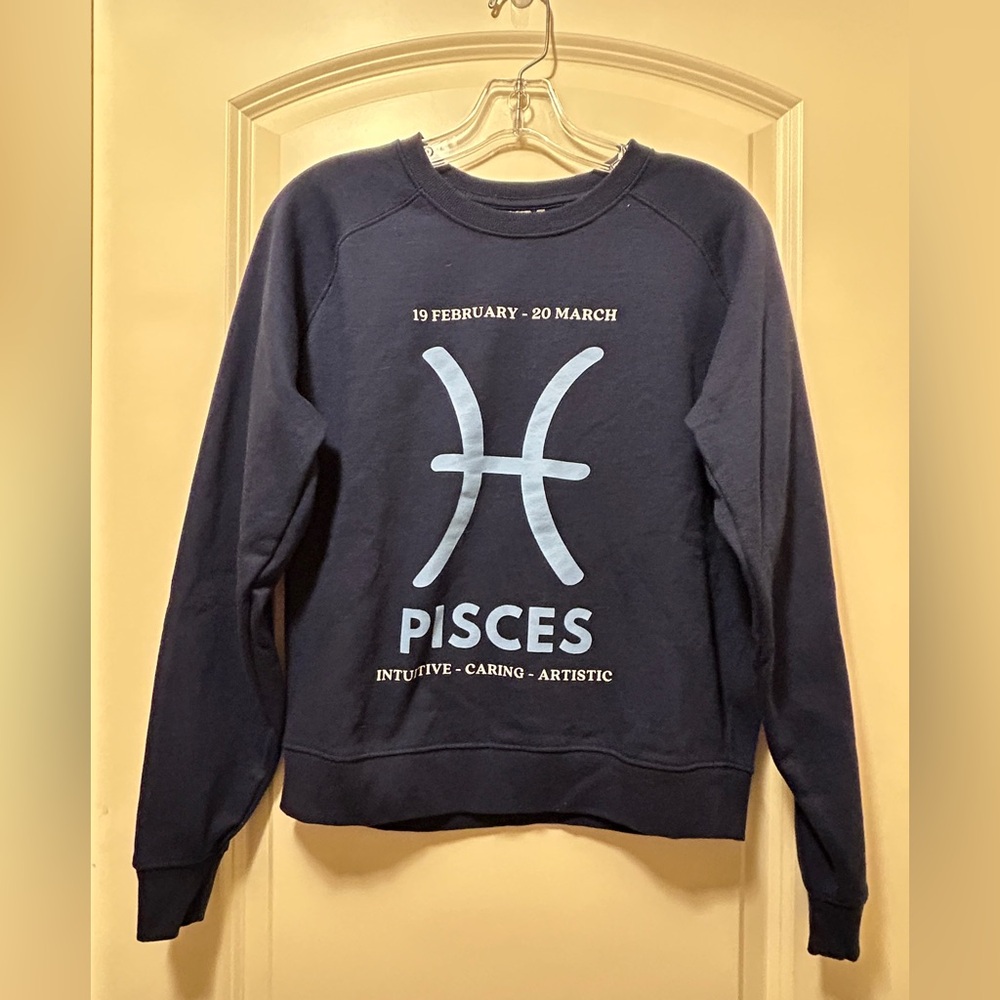Anthropologie Pisces Crewneck Sweatshirt